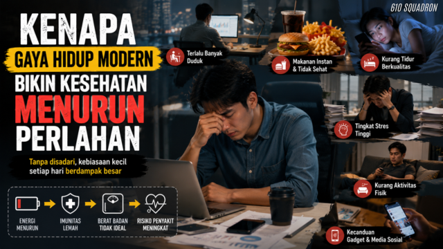 Kenapa Gaya Hidup Modern Bikin Kesehatan Menurun Perlahan