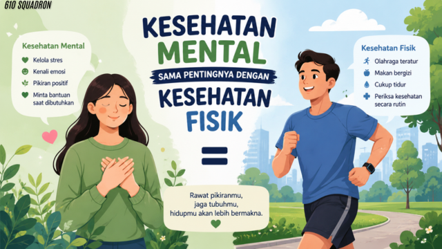 Kesehatan Mental Sama Pentingnya dengan Kesehatan Fisik