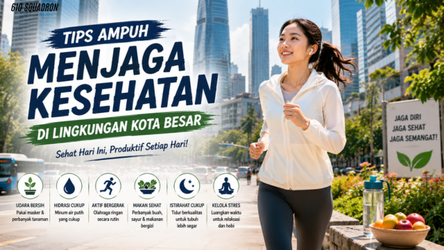 Tips Ampuh Menjaga Kesehatan di Lingkungan Kota Besar