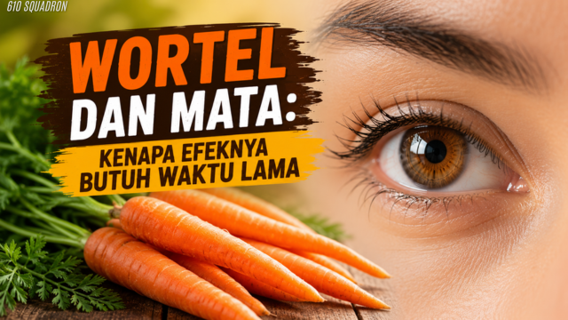 Wortel dan Mata: Kenapa Efeknya Butuh Waktu Lama