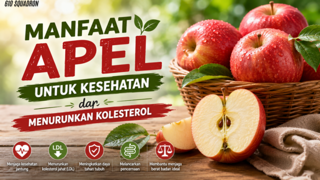 Manfaat Apel untuk Kesehatan dan Menurunkan Kolesterol