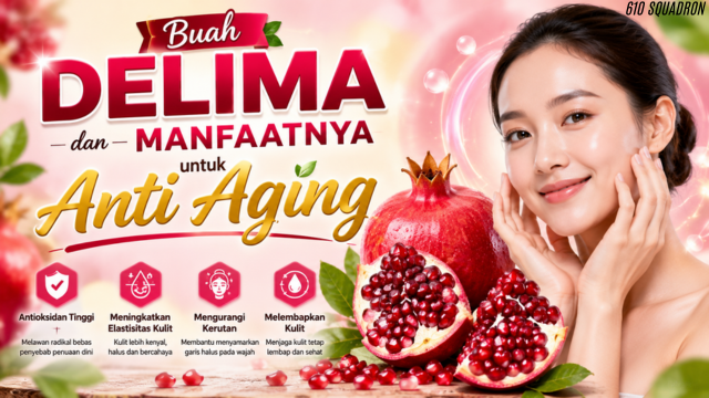 Buah Delima dan Manfaatnya untuk Anti Aging