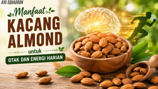 Manfaat Kacang Almond untuk Otak dan Energi Harian
