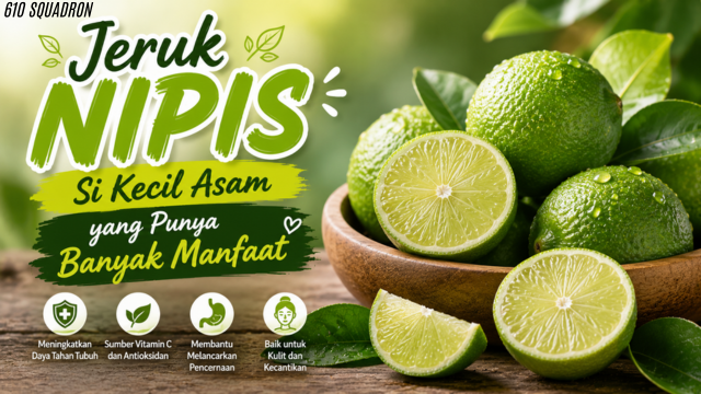 Jeruk Nipis: Si Kecil Asam yang Punya Banyak Manfaat