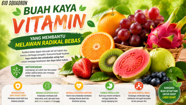 Buah Kaya Vitamin yang Membantu Melawan Radikal Bebas