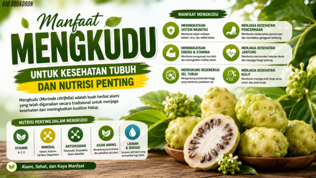 Manfaat Mengkudu untuk Kesehatan Tubuh dan Nutrisi Penting