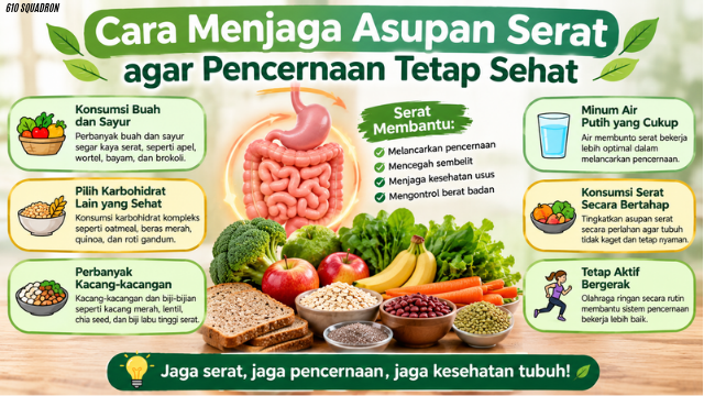 Cara Menjaga Asupan Serat agar Pencernaan Tetap Sehat
