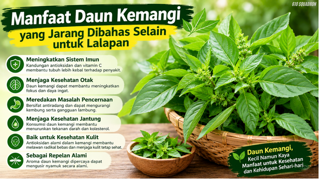Manfaat Daun Kemangi yang Jarang Dibahas Selain untuk Lalapan