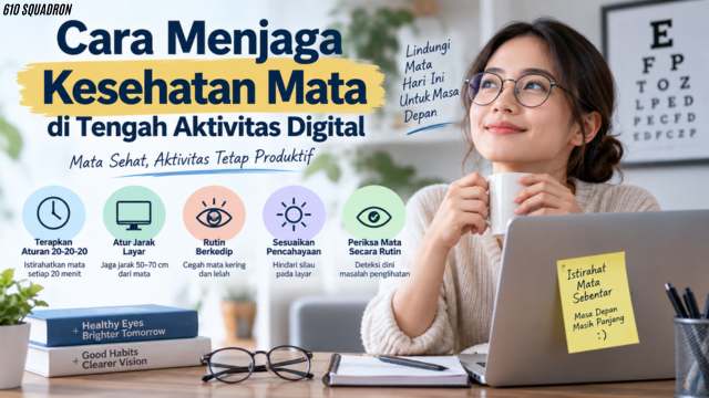 Cara Menjaga Kesehatan Mata di Tengah Aktivitas Digital