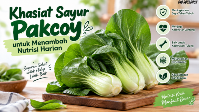 Khasiat Sayur Pakcoy untuk Menambah Nutrisi Harian