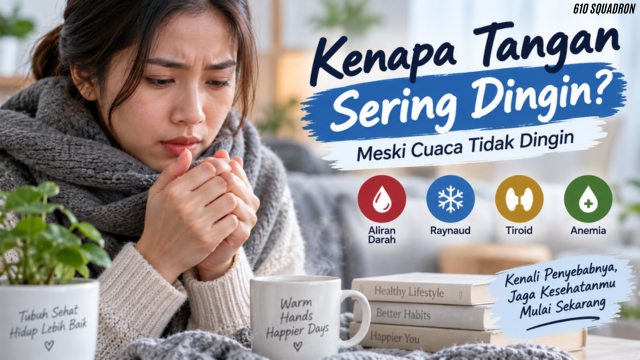 Kenapa Tangan Sering Dingin Meski Cuaca Tidak Dingin?