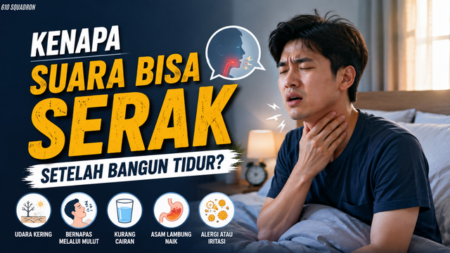 Kenapa Suara Bisa Serak Setelah Bangun Tidur?